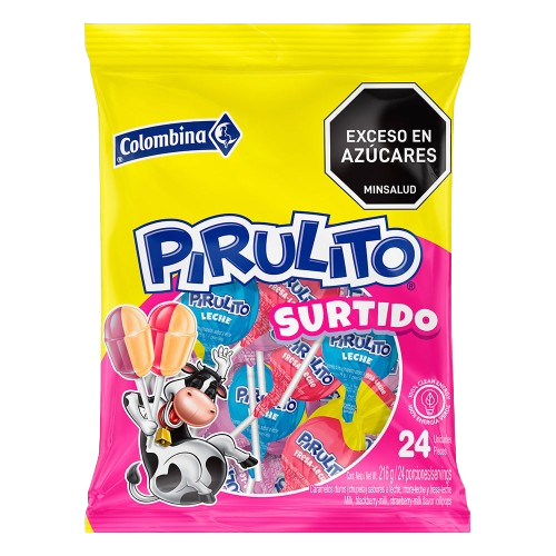 Pirulito Surtido x 24 unds